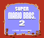 Title screen from Super Mario Bros. 2