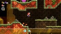 The first 10-flower coin in the The Anglefish Trial: Ready, Aim, Fly! level in Super Mario Bros. Wonder