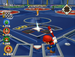 Gameplay of Toy Field from Mario Superstar Baseball