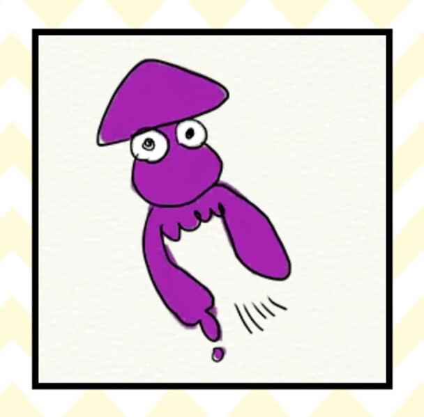 File:WWG Purple Inkling Squid amiibo Drawing.jpg