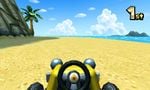 Wiggler racing on the course in first-person view