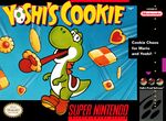 Yoshi's Cookie: Front cover, SNES version
