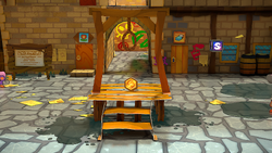 The location of the Gold Medal in the TTYD remake