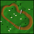 An overview of the map from the official Mario Kart 64 website