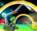 Thumbnail of the Ring Race bonus challenge held on 3DS Rainbow Road