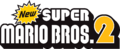A prerelease version of the logo of New Super Mario Bros. 2