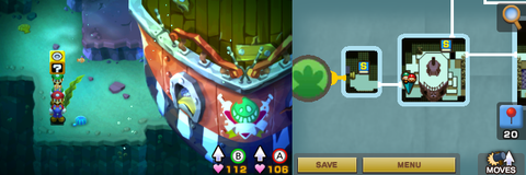 Sixth block in Oho Oasis of Mario & Luigi: Superstar Saga + Bowser's Minions.