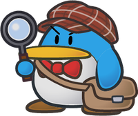 Sprite of Pennington from Paper Mario: The Thousand-Year Door (Nintendo Switch)