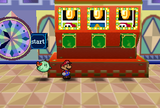 Mario and Lady Bow at the Slot Machine