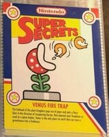 Fire Piranha Plant's Nintendo Super Secret card.