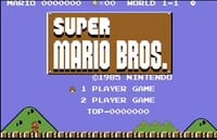 The title screen for Super Mario Bros. 64 bootleg.