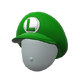The "Luigi Cap" Mii headwear