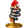 Spring Mario trophy from Super Smash Bros. for Wii U
