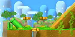 Melee's Yoshi's Island in Super Smash Bros. for Wii U