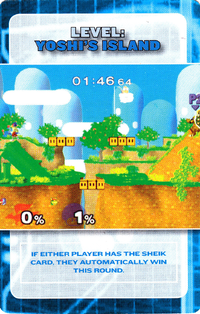 A card from Super Smash Bros. Melee Battle Cards.