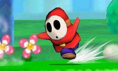A Shy Guy in Super Smash Bros. for Nintendo 3DS