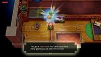 The Yoshi doll in The Legend of Zelda: Link's Awakening