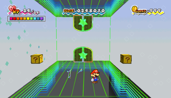 Third and fourth ? Blocks in The Whoa Zone of Super Paper Mario.