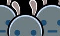 The Alien Bunnies watching Wario and the pot