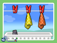 The microgame Off-line in WarioWare Gold