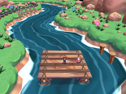 Wrasslin' Rapids at day from Mario Party 6