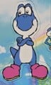 Blue Yoshi standing