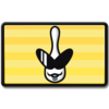 The icon for the Orbulon Card prize from Game & Wario.