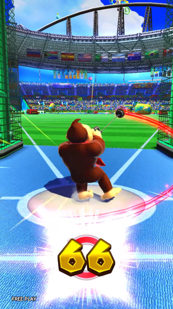 Hammer Throw from Mario & Sonic at the Rio 2016 Olympic Games - Arcade Edition