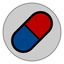 Dr. Mario's emblem from Mario Kart Tour