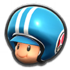 Light-blue Toad (Pit Crew) from Mario Kart Tour