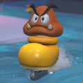 A Skating Goomba in Mario Kart World