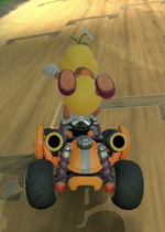 Wiggler performing a trick.