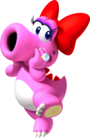 Artwork of Birdo in Mario Party 9 (later used in Mario & Sonic at the Rio 2016 Olympic Games, Mario Kart Tour and Mario Party Superstars)