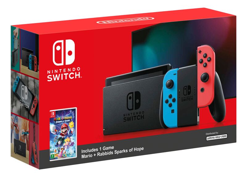 File:Mario + Rabbids Sparks of Hope Active Gulf Nintendo Switch bundle frontside.jpg
