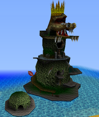 This is mechanical Crocodile Isle