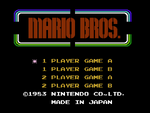 Thumbnail for "Title BGM" from Mario Bros. for Nintendo Music