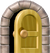 Model of a door from New Super Mario Bros. U.