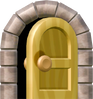 Model of a door from New Super Mario Bros. U.