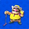 Wario card from a Mario Golf: Super Rush-themed Memory Match-up activity
