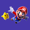 Card of Mario and Luma, as they appear in Super Mario Galaxy, from Super Mario 3D All-Stars Online Memory Match-Up