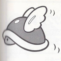 A Para-Beetle from Super Mario Bros. 3.