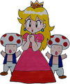 Princess Peach and Toads