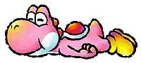 Artwork of Pink Yoshi in Yoshi Touch & Go