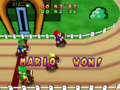 The ending to Rockin' Raceway in Mario Party 3