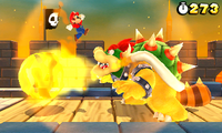 Screenshot of a Tail Bowser from Super Mario 3D Land.
