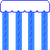 Sprite of a Semisolid Platform in the Night version of the Super Mario Bros. Snow theme from Super Mario Maker 2.