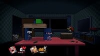 Screenshot of the Gamer stage in Super Smash Bros. Ultimate