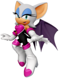 Rouge the Bat's Spirit sprite from Super Smash Bros. Ultimate