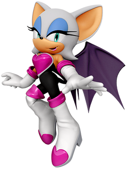 Rouge the Bat's Spirit sprite from Super Smash Bros. Ultimate