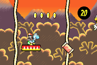 Super Mario Advance 3 - Yoshi's Island 6-3 logs.PNG